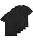 ფოტო #1 პროდუქტის Men's 5 Pack Crew-Neck Undershirts