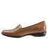 Фото #4 товара Trotters Jenn Laser T1613-220 Womens Brown Leather Loafer Flats Shoes 6