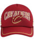 Men's Wine Cleveland Cavaliers Sidebrand Stripes Trucker Adjustable Hat