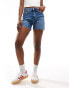 Фото #1 товара Calvin Klein Jeans mom denim shorts in mid wash