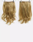 Easilocks Masterpiece 12 Piece HD Fibre Clip In Hair Extensions Hellstes Braun Ombre - фото #4