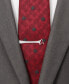 ფოტო #3 პროდუქტის Men's Sterling Cutout Delta Shield Tie Bar