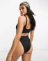 Фото #3 товара South Beach rib cut out swimsuit in black