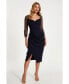 ფოტო #1 პროდუქტის Women's Scuba Sweetheart Bodycon Midi Dress