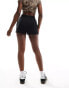 Фото #2 товара Pimkie sweat drawstring shorts in black