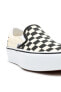 Classic Slip-on Checkerboard Platform Damalı Sneaker
