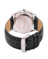 Фото #2 товара Наручные часы Guess Men's Black Leather Strap Day-Date Watch 42mm.