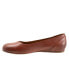 Фото #4 товара Softwalk Sonoma S1862-650 Womens Brown Narrow Leather Ballet Flats Shoes 7.5