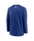 ფოტო #4 პროდუქტის Men's Royal New York Mets Authentic Collection Logo Performance Long Sleeve T-shirt