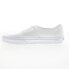 Фото #9 товара Vans Authentic VN000EE3W00 Mens White Canvas Lifestyle Sneakers Shoes