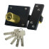 Safety lock Lince 7930r-97930rhl Brass Iron