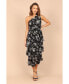 Фото #17 товара Women's Brigette One Shoulder Tiered Midi Dress