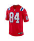 Men's Kendrick Bourne Red New England Patriots Game Jersey