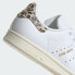 adidas originals StanSmith Leopard 舒适休闲 耐磨 低帮 板鞋 女款 云白