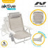 Фото #3 товара Складной стул с подголовником Aktive Ibiza Бежевый 51 x 76 x 45 cm (2 штук)