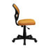 Фото #1 товара Mid-Back Orange Mesh Swivel Task Chair