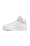 Фото #2 товара Hoops Mid 3.0 K Genç Günlük Ayakkabı Beyaz Sneaker