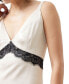 Women's Ennis Satin Lace-Trim Dress