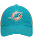 Фото #3 товара Men's Aqua, Natural Miami Dolphins Trawler Trucker Clean Up Snapback Hat