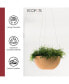 Фото #3 товара Modern Hanging Brussels Flower Pot Planter, 13in