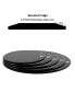 Фото #5 товара 36" Inch Round Tempered Glass Table Top Black Glass 2/5" Inch Thick Beveled Polished Edge