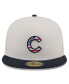 Men's Black Chicago Cubs 2024 Fourth of July 59FIFTY Fitted Hat Зеленый, 7 - фото #4