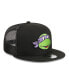 Бейсболка черная New Era Teenage Mutant Ninja Turtles Happy Donatello 9FIFTY Snapback Hat для мужчин - фото #3