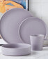 Cleo 16 Pieces Dinnerware Set, Service For 4