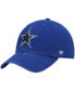 ფოტო #1 პროდუქტის Men's Royal Dallas Cowboys Primary Clean Up Adjustable Hat