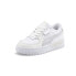 Фото #3 товара Puma Cali Dream Snake Print Lace Up Youth Girls White Sneakers Casual Shoes 392