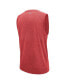 ფოტო #3 პროდუქტის Men's Red Tampa Bay Buccaneers Warm Up Sleeveless T-shirt
