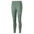 Puma T7 High Waisted Shiny Leggings Womens Green Athletic Casual 53622625