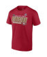 Фото #4 товара Men's Scarlet San Francisco 49ers 2022 NFC West Division Champions Big and Tall Divide and Conquer T-shirt