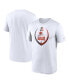 Фото #1 товара Men's White Cleveland Browns Icon Legend Performance T-shirt
