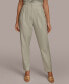 Women's Pleat-Front Cotton Pants