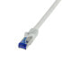 Фото #1 товара LogiLink Patchkabel Ultraflex Cat.6a S/Ftp grau 0.25 m - Cable - Network