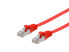 Фото #2 товара Equip Cat.6A U/FTP Flat Patch Cable - 0.5m - Red - 0.5 m - Cat6a - U/FTP (STP) - RJ-45 - RJ-45