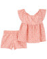 Фото #4 товара Kid 2-Piece Top and Shorts Set 4