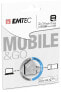 Фото #6 товара EMTEC T250B - 8 GB - USB Type-A / Micro-USB - 2.0 - Swivel - Stainless steel