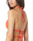 ფოტო #1 პროდუქტის Women's Ring-String Strappy Bikini Top