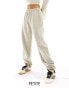 Kaiia Petite cuffed joggers in stone