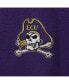 Men's Purple ECU Pirates Tortugas Logo Quarter-Zip Jacket