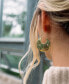 ფოტო #4 პროდუქტის Sitara Starry Flat Hoop Earrings