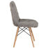 Фото #1 товара Shaggy Dog Charcoal Gray Accent Chair