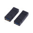 Фото #1 товара LogiLink USB 3.0-A F/F - USB 3.0-A - USB 3.0-A - Black