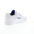 Фото #16 товара Reebok Workout Plus Mens White Leather Lace Up Lifestyle Sneakers Shoes