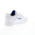 Фото #23 товара Reebok Workout Plus Mens White Leather Lace Up Lifestyle Sneakers Shoes