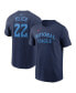 Men's Christian Yelich Navy National League 2024 MLB All-Star Game Name Number T-Shirt Синий, L - фото #1