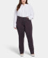 ფოტო #1 პროდუქტის Plus Size Marilyn Straight Pants