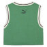 Фото #2 товара Puma For The Fanbase Team Cropped Graphic Crew Neck Sleeveless T-Shirt Womens Si